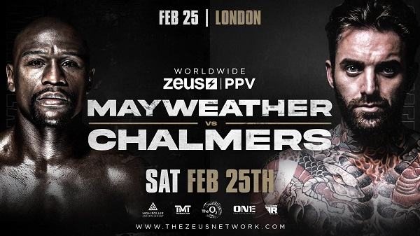 Watch Zeus Boxing Floyd Mayweather vs Aaron Chalmers 2/25/23 – 25 February 2023