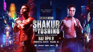 Watch Top Rank Boxing on ESPN: Stevenson vs Yoshino 4/8/23 – 8 April 2023