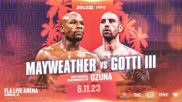 Watch Floyd Mayweather vs John Gotti III 2023 PPV 6/11/23 – 11 June 2023