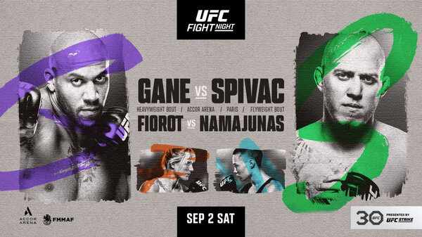 Watch UFC Fight Night: Gane vs Spivac 9/2/23 – 2 September 2023