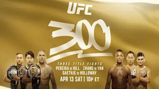 Watch UFC 300: Pereira vs Hill PPV 4/13/24 – 13 April 2024