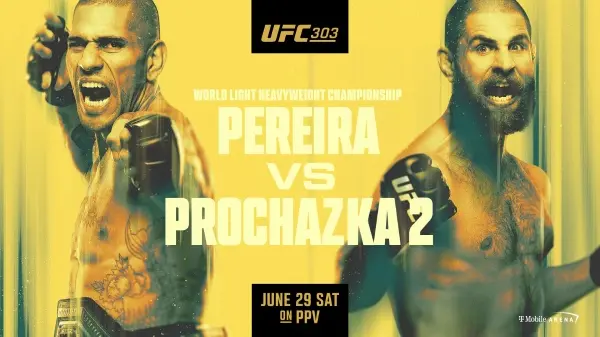 Watch UFC 303: Pereira vs Prochazka 2 PPV 6/29/24 – 29 June 2024