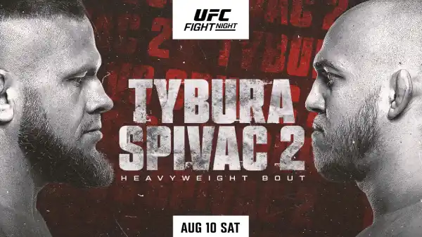 Watch UFC Fight Night: Tybura vs Spivac 2 8/10/24 – 10 August 2024