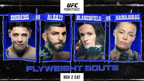 Watch UFC Fight Night: Moreno vs Albazi 11/2/24 – 2 November 2024