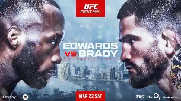 Watch UFC Fight Night: Edwards vs Brady 3/22/25 – 22 March 2025