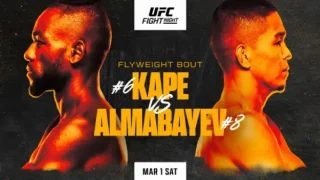 Watch UFC Fight Night: Kape vs Almabayev 3/1/25 – 1 March 2025