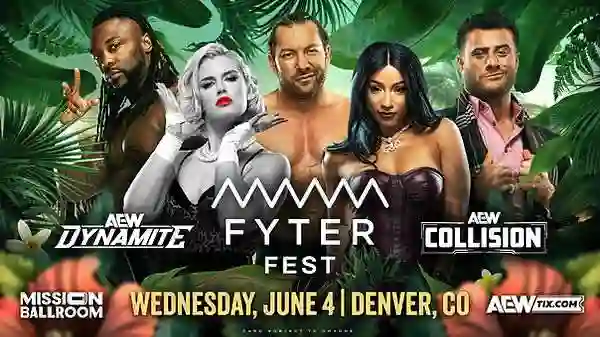 Watch AEW Dynamite & Collision Fyter Fest 2025 Live 6/4/25 – 4 June 2025