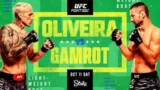 UFC FN Oliveira vs Gamrot 10/11/25 – 11th October 2025