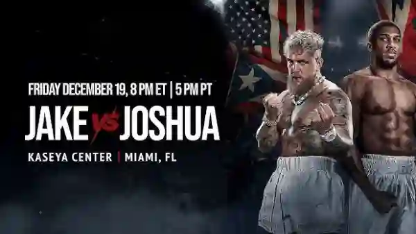 Jake Paul vs Anthony Joshua 12/19/25 – 19th December 2025