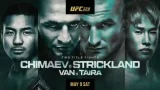 UFC 328 Chimaev vs Strickland PPV 5/9/26 – 9th May 2026